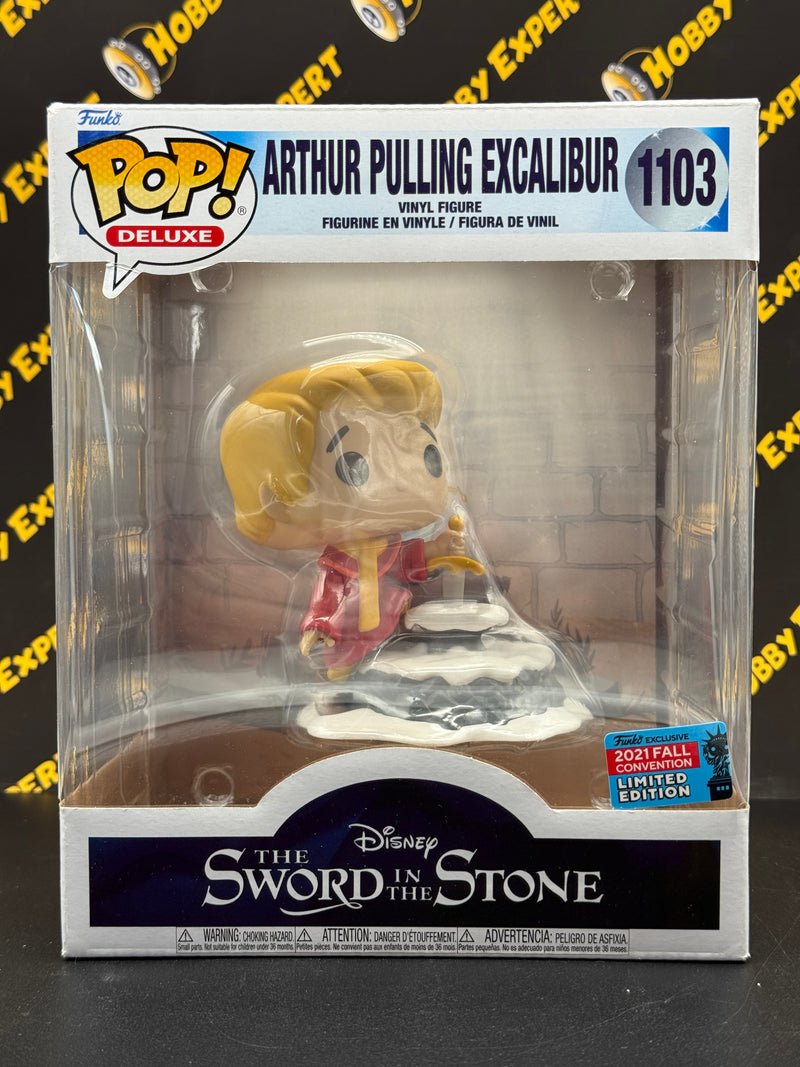 Arthur Pulling Excalibur