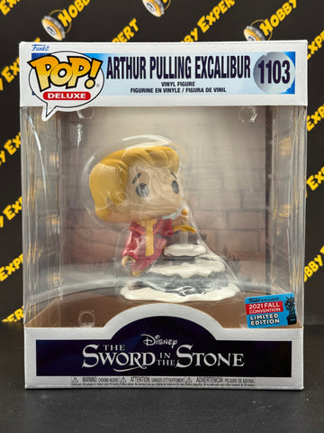 Arthur Pulling Excalibur #1103 - 2021 Fall Convention - 6 inch - Pop Disney The Sword in the Stone