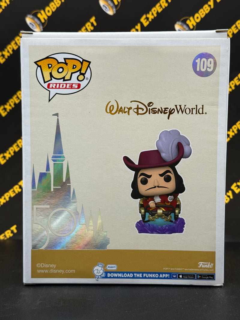 Captain Hook at the Peter Pan's Flight Attraction
