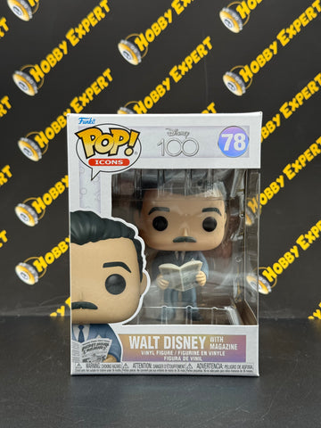 Walt Disney with Magazine #78 - Disney 100 Icons