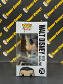 Walt Disney with Magazine