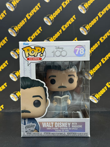 Walt Disney with Magazine #78 - Disney 100 Icons