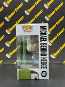 Michael Behind Hedge