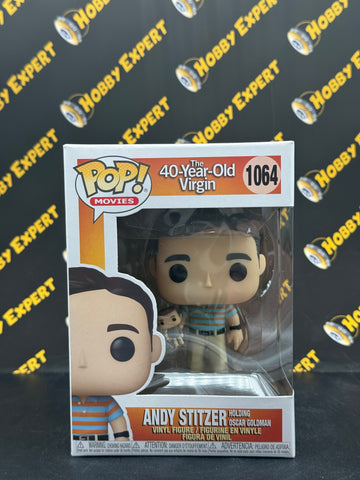 Andy Stitzer Holding Oscar Goldman #1064 - Movies The 40 Year Old Virgin