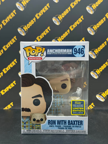 Ron with Baxter #946 - 2020 Summer Convention - Movies Anchorman The Legend of Ron Burgundy