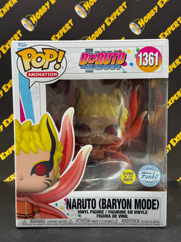Naruto Baryon Mode #1361 - Funko Special Edition / Glows in the Dark - Animation Boruto: Naruto Next Generation