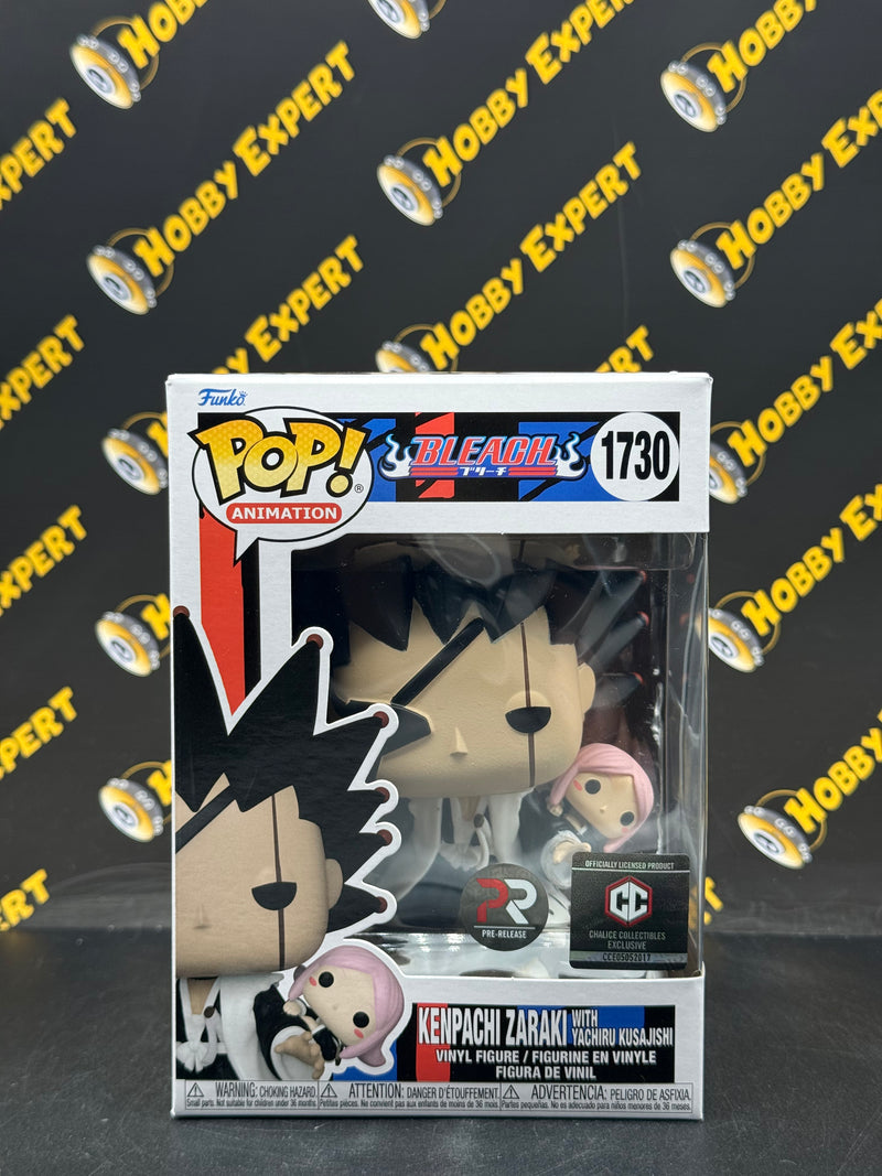 Kenpachi Zaraki with Yachiru Kusajichi