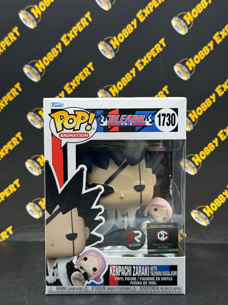 Kenpachi Zaraki with Yachiru Kusajichi