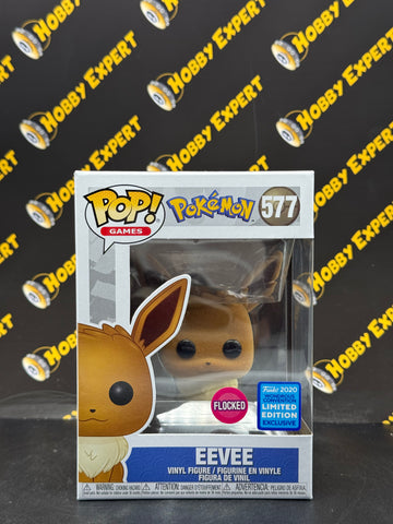 Eevee #577 - 2020 Wondrous Convention / Flocked - Pokemon