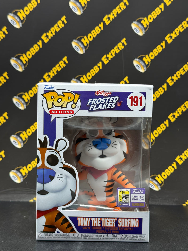 Tony the Tiger Surfing