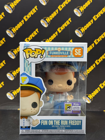 Fun on the Run Freddy #SE - 2023 San Diego Comic Con - Funkoville The Funniest City in the USA