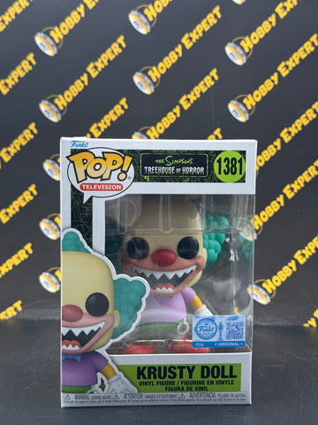 Krusty Doll #1381 - Funko Exclusive - The Simpsons Treehouse of Horror