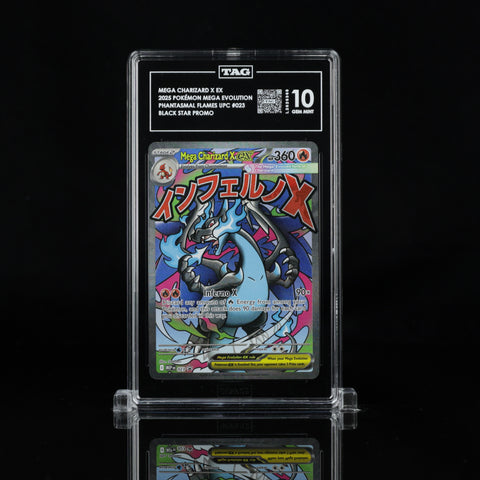 Mega Charizard X ex #023 - Black Star Promo - TAG 10
