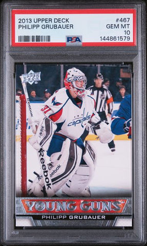 Philipp Grubauer Young Guns PSA 10 - Washington Capitals