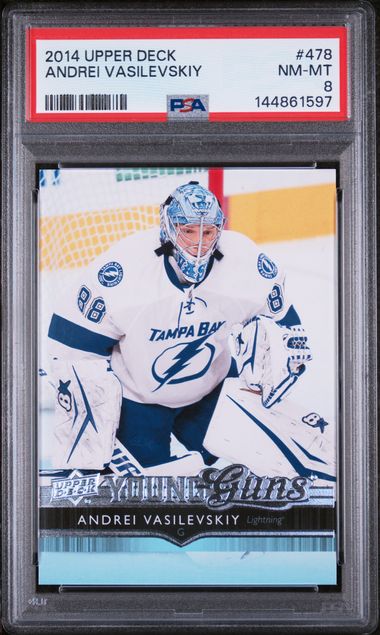 Andrei Vasilevskiy Young Guns PSA 8 - Tampa Bay Lightning