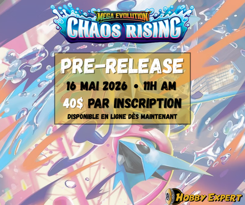 Mega Evolutions: Chaos Rising Pre-Release