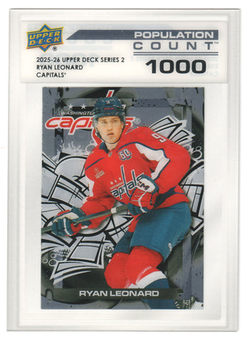 Ryan Leonard Pop Count 1000 Washington Capitals - 2025-26 Series 2