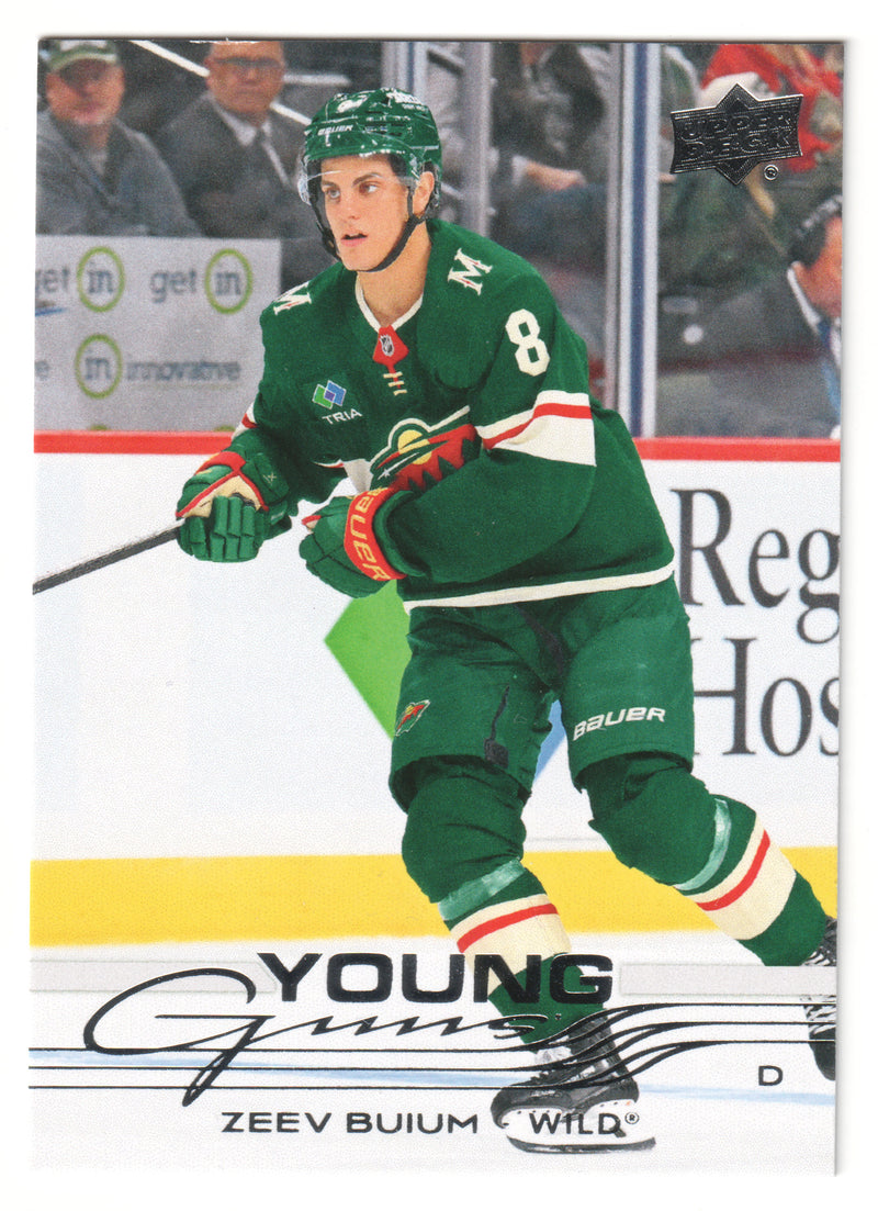 Zeev Buium Young Guns Minnesota Wild