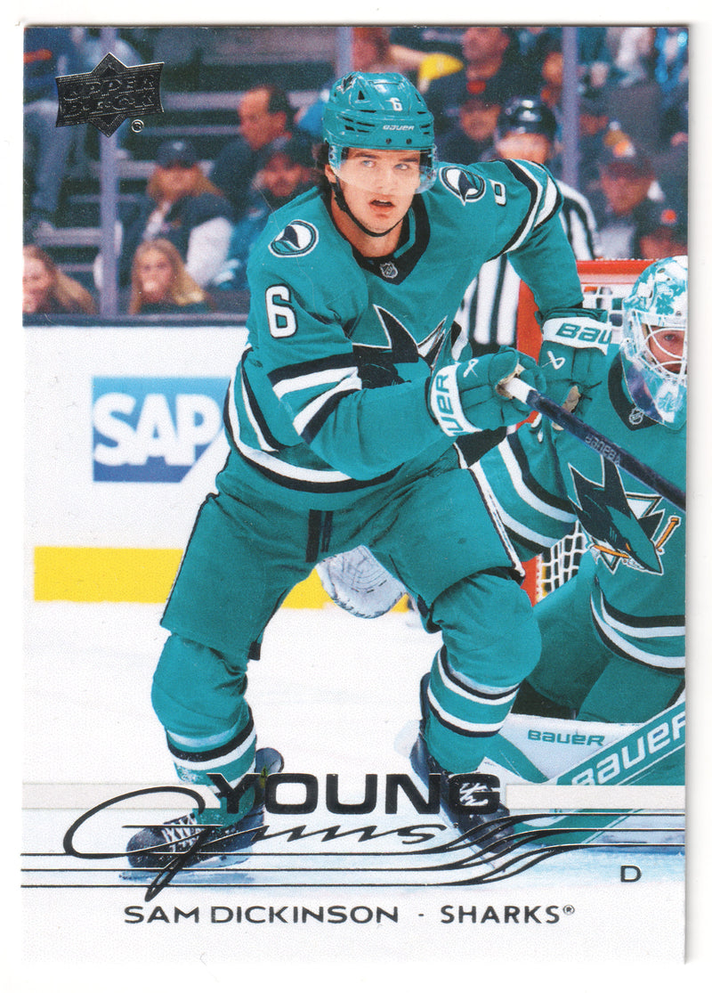 Sam Dickinson Young Guns San Jose Sharks