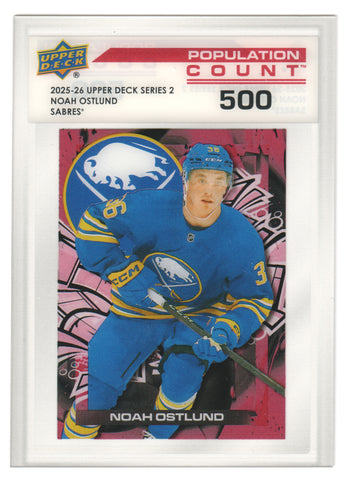 Noah Ostlund Pop Count 500 Buffalo Sabres - 2025-26 Series 2