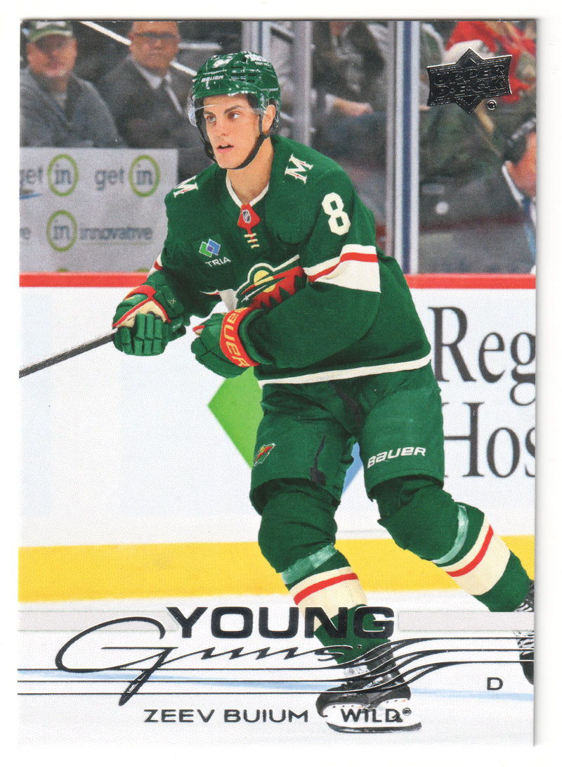 Zeev Buium Young Guns Minnesota Wild