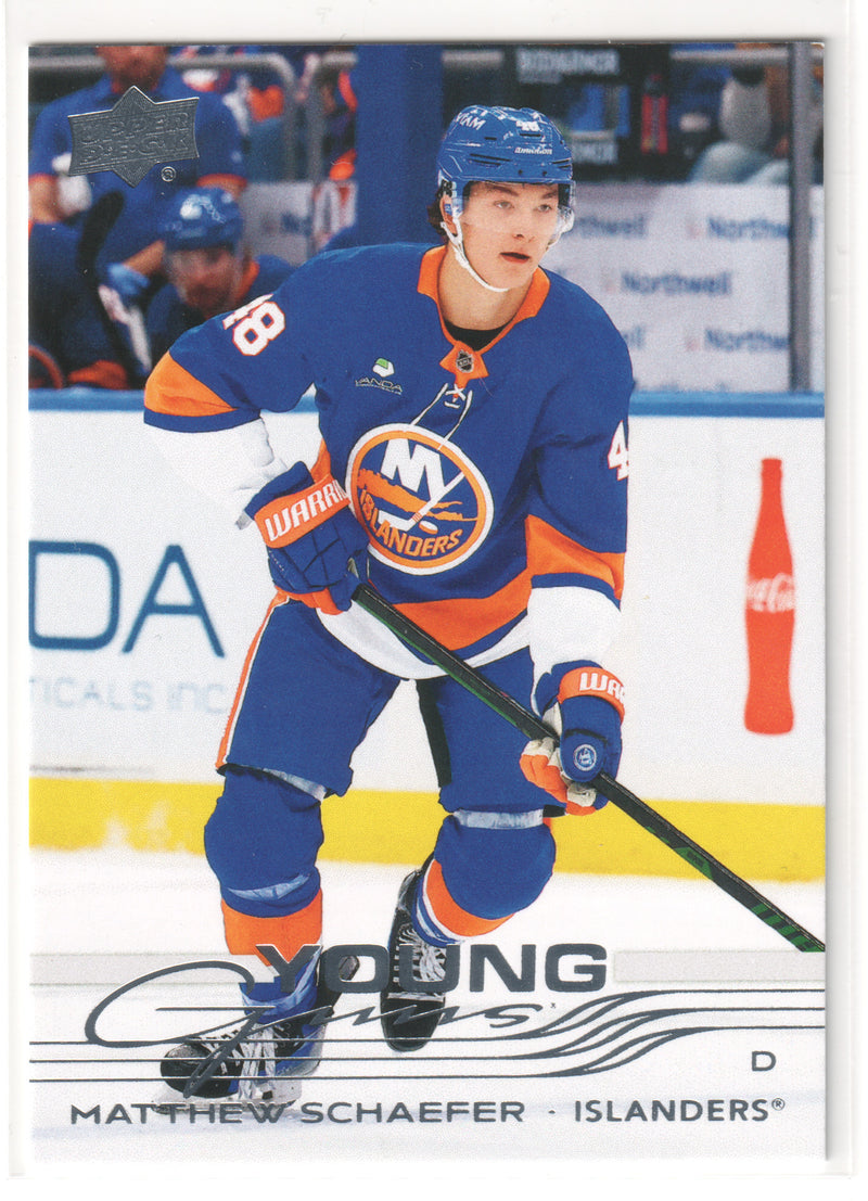 Matthew Schaefer Young Guns - New York Islanders