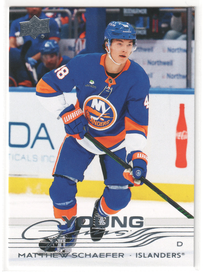 Matthew Schaefer Young Guns - New York Islanders