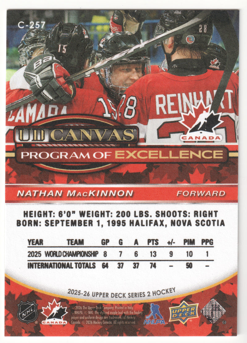 Nathan MacKinnon Program of Excellence UD Canvas