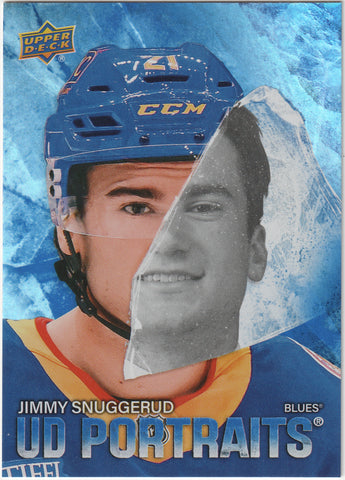 Jimmy Snuggerud UD Portraits #P-38 St. Louis Blues - 2025-26 Series 2