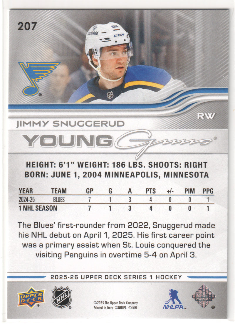 Jimmy Snuggerud Young Guns St. Louis Blues