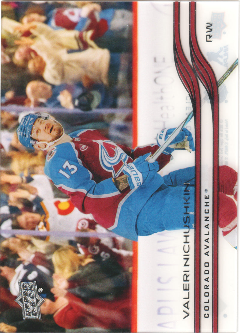 Valeri Nichushkin Base Clear Cut Colorado Avalanche