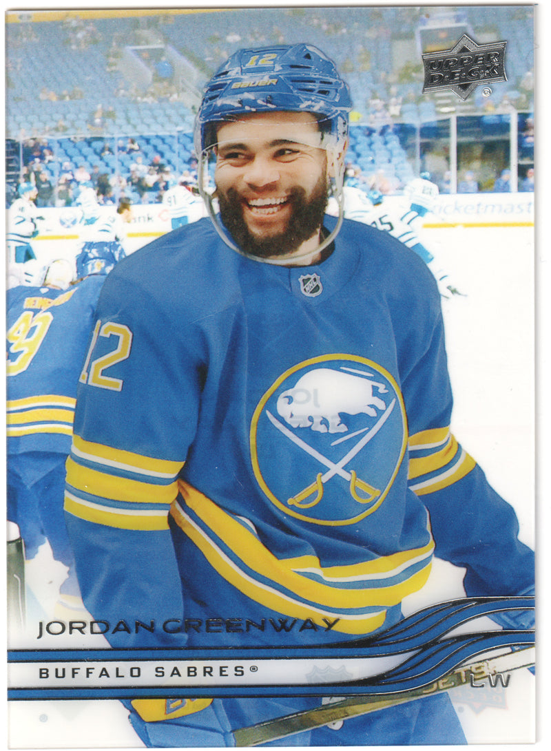 Jordan Greenway Base Clear Cut Buffalo Sabres