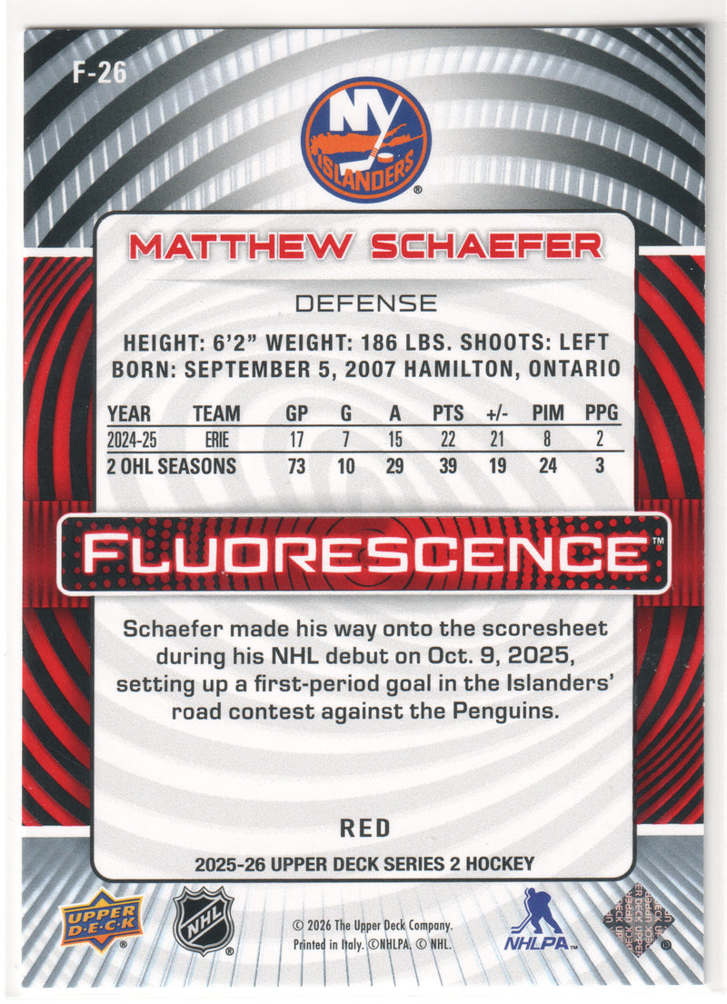 Matthew Schaefer Fluorescence