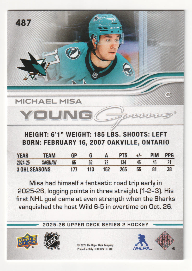 Michael Misa Young Guns San Jose Sharks