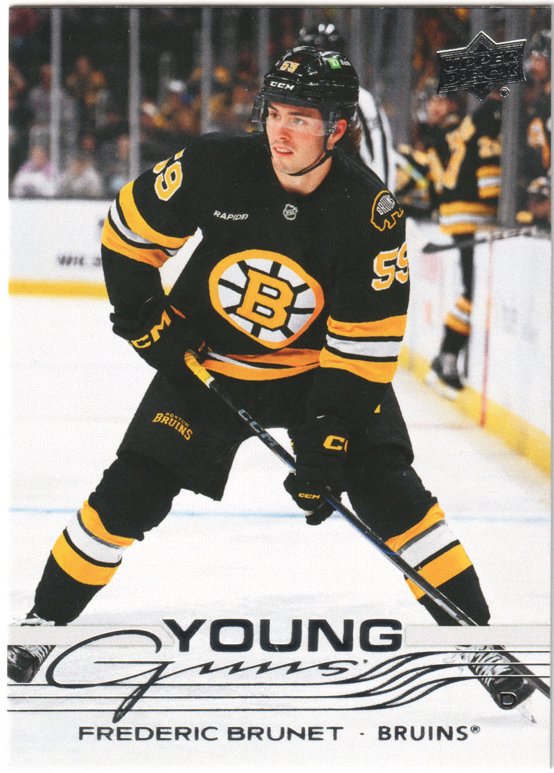 Frederic Brunet Young Guns Boston Bruins