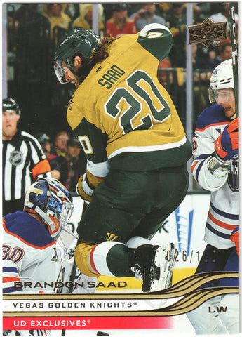 Brandon Saad Base Exclusives /100 Vegas Golden Knights #431 - 2025-26 Series 2