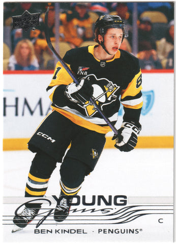Ben Kindel Young Guns (1) - Pittsburgh Penguins #453 - 2025-26 Series 2