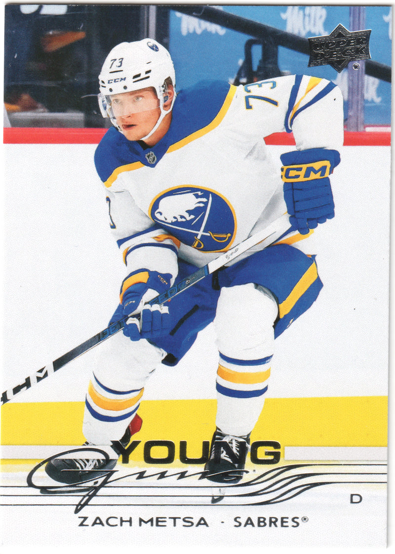 Zach Metsa Young Guns Buffalo Sabres