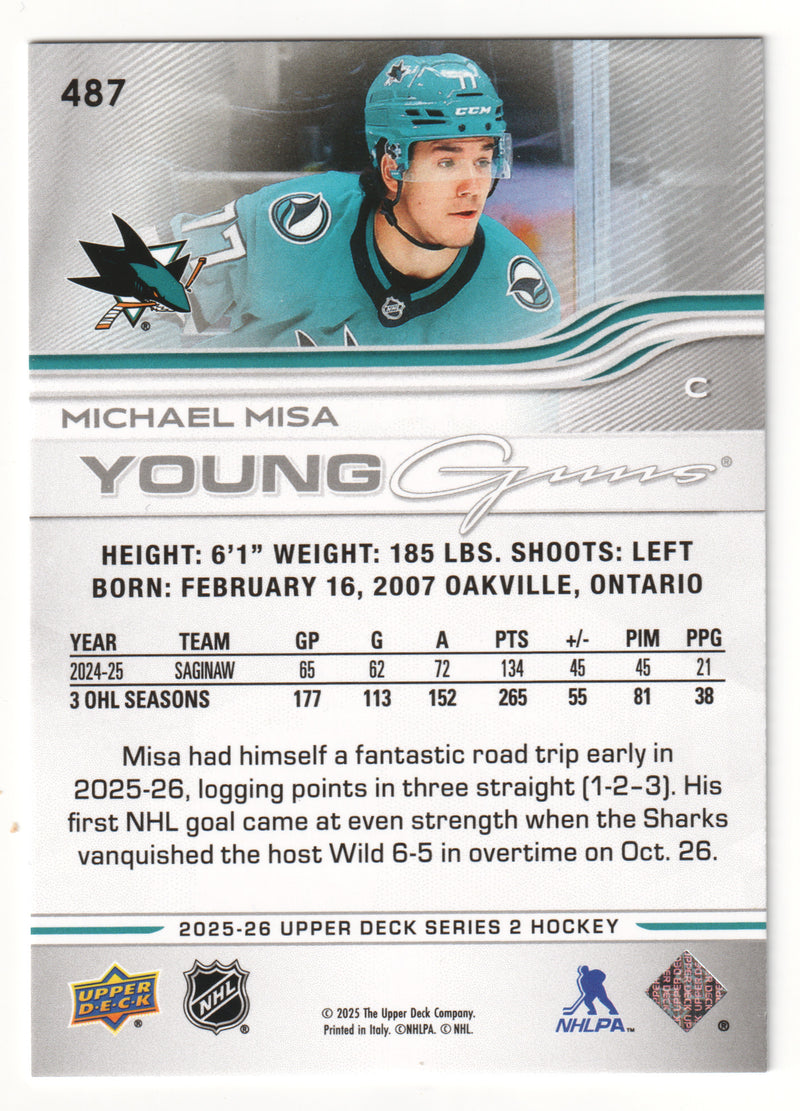 Michael Misa Young Guns San Jose Sharks