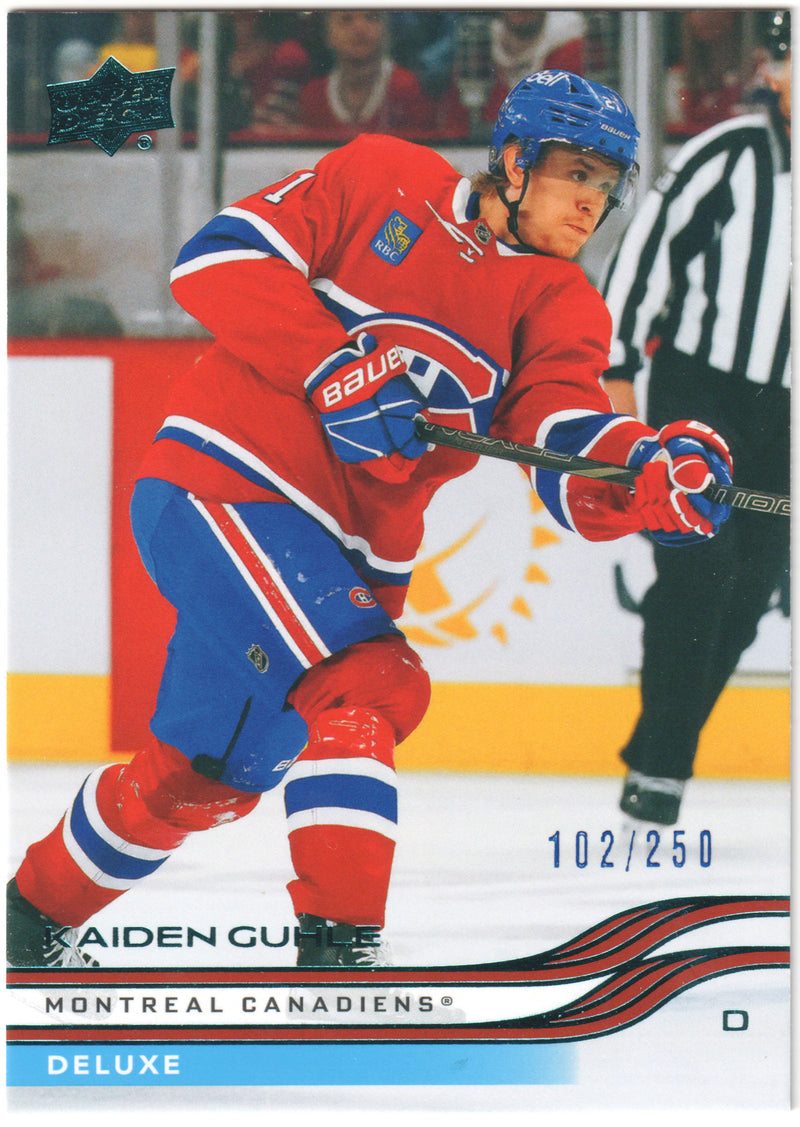 Kaiden Guhle Base Deluxe /250 Montreal Canadiens