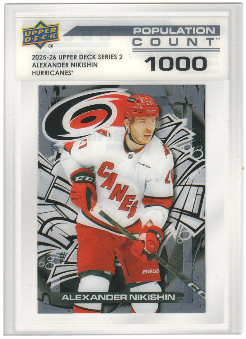 Alexander Nikishin Pop Count 1000 Carolina Hurricanes - 2025-26 Series 2
