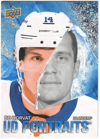 Bo Horvat UD Portraits SPECKLE #P-58 New York Islanders - 2025-26 Series 2