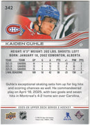 Kaiden Guhle Base Deluxe /250 Montreal Canadiens