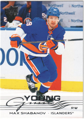 Max Shabanov Young Guns - New York Islanders #456 - 2025-26 Series 2