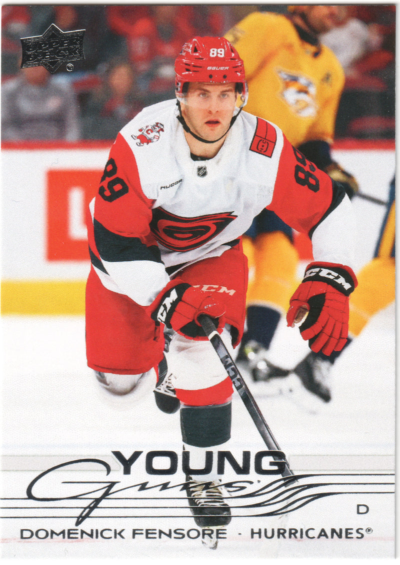 Domenick Fensore Young Guns Carolina Hurricanes
