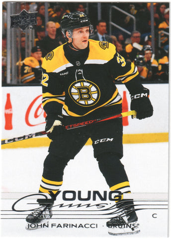 John Farinacci Young Guns Boston Bruins #496 - 2025-26 Series 2