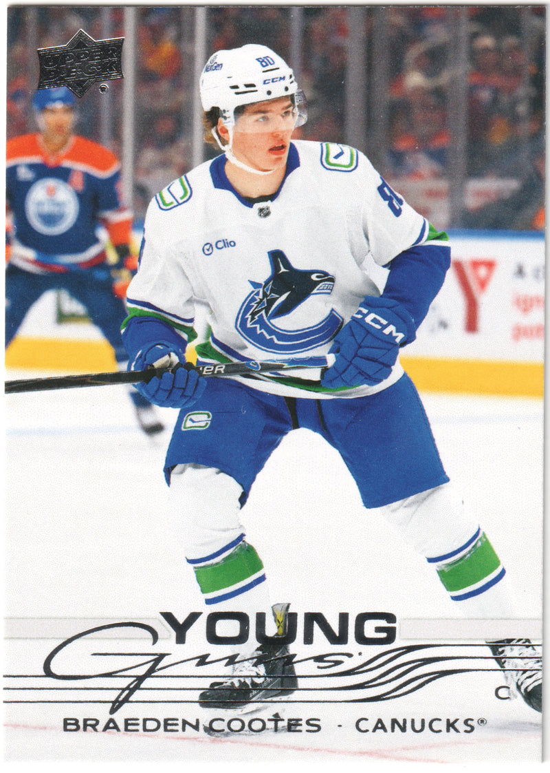 Braeden Cootes Young Guns Vancouver Canucks