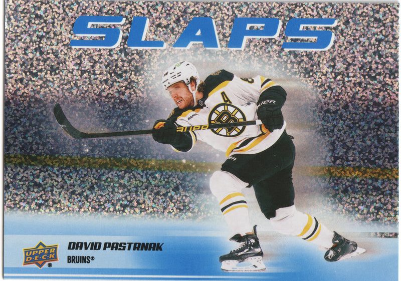 David Pastrnak Slaps SPECKLE - Boston Bruins