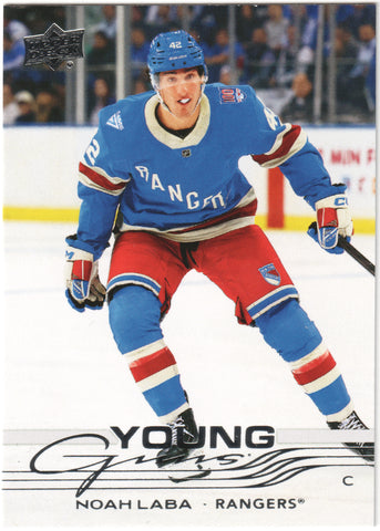 Noah Laba Young Guns - New York Rangers #463 - 2025-26 Series 2