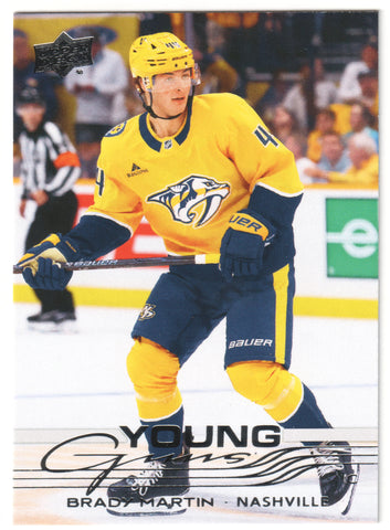 Brady Martin Young Guns (2) - Nashville Predators #460 - 2025-26 Series 2